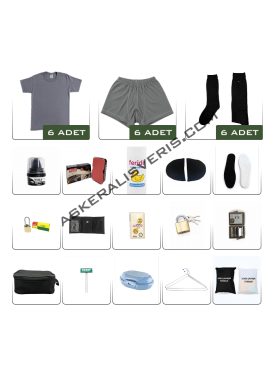 6'lı <strong>TEMEL</strong> Havacı Askerlik Paketi