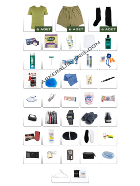 6'lı <strong>HER ŞEY DAHİL</strong> Jandarma Askerlik Paketi