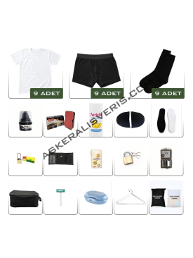 9'lu <strong>TEMEL</strong> Denizci Askerlik Paketi