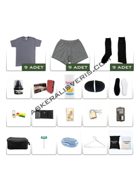 9'lu <strong>TEMEL</strong> Havacı Askerlik Paketi