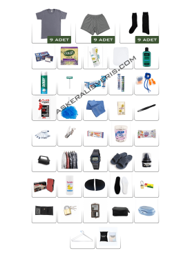 9'lu <strong>HER ŞEY DAHİL</strong> Havacı Askerlik Paketi