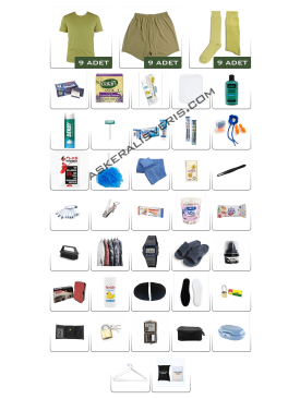 9'lu <strong>HER ŞEY DAHİL</strong> Karacı Askerlik Paketi